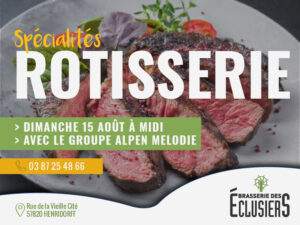 menu spécial rotisserie dimanche 15 août 2021