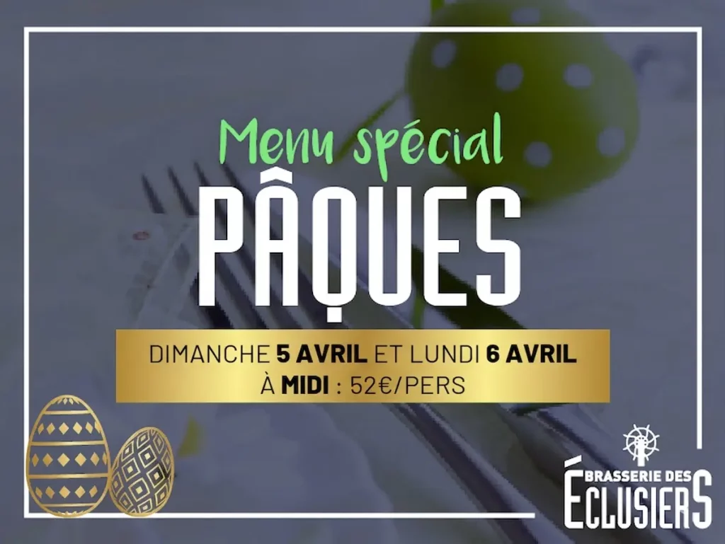 Menu de Pâques 2026
