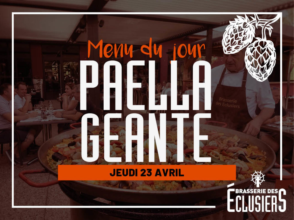 Brasserie des Eclusiers Paella Géante 23 avril